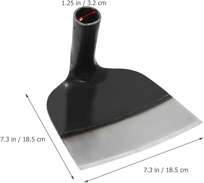 DOITOOL Hand Hoe Head Replacement Hoe Garden Tool Heavy Duty Farm Hoe Gardening Planting Agricultural Tiller Digging Weeding Tool Hoe Head for Agriculture