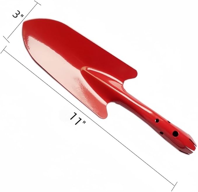 Mini Colorful Metal Hand Shovel, Trowel Set Garden Tools for Flower Soil Planting Digging Transplanting - Ideal Gardening Gift for Kids (Pack of 5)