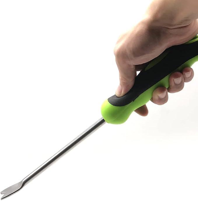 2 Pcs Hand Weeder Tool Stainless Steel Garden Weeding Tool,Hand Weeder Garden Weeding Removal Weed Puller Tool for Garden Lawn