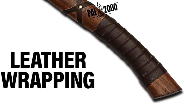 PAL 2000 KNIVES Custom Handmade Damascus Steel Axe - Hatchet Tomahawk Axe, Knife, Solid Rose Wood Handle - Inch - Ax
