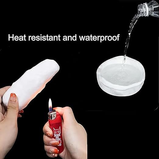 TIANKRYYDS 5-Pack White Seal Putty Waterproof Duct Seal Repair Sealing Clay, Quick Mending Mud for Drain Connection,Air Conditioning Hole, Wall Hole