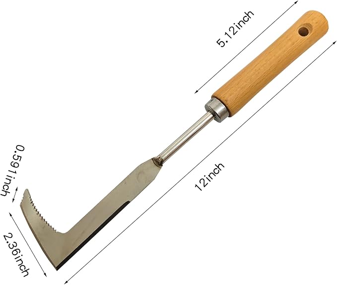 Long Handle Crack Weeder Crevice Weeding Tool-Weed Crack Remover Tool,Tool for Weeding Between pavers, Paving Sidewalk Driveway Crack Weeder, Weed Puller ,Patio Weed Remover Tool