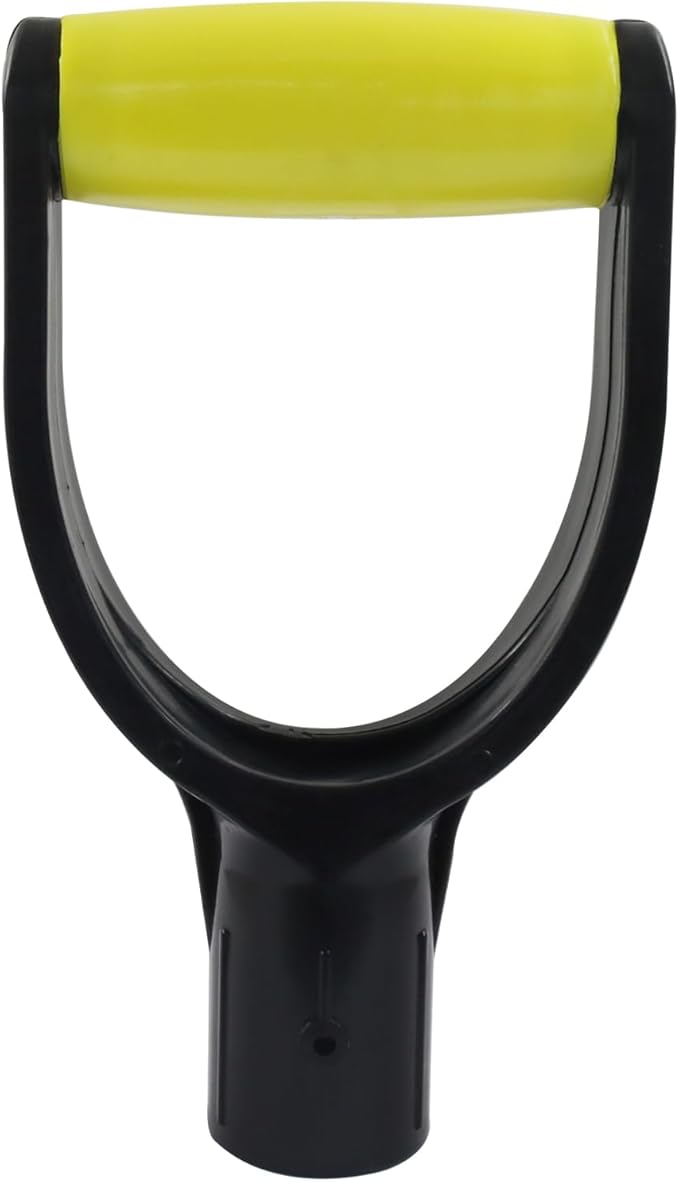 Shovel D Grip Handle, 32mm Inner Diameter Plastic Spade Handle for Digging Raking Tools(Yellow)