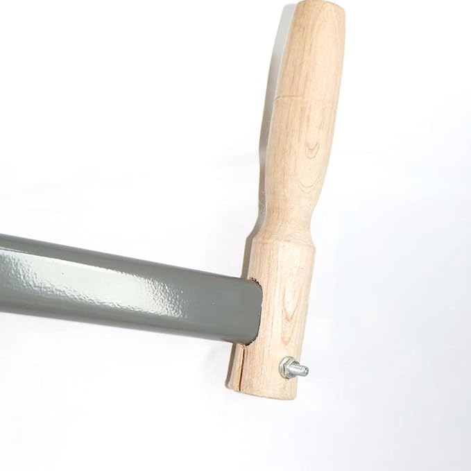 Professional Scythe with Sharpening Stone - 57.1" Heavy-Duty Steel Blade & Wood Handle for Efficient Grass Cutting, Weed Trimming, Lawn Care, Yard Maintenance