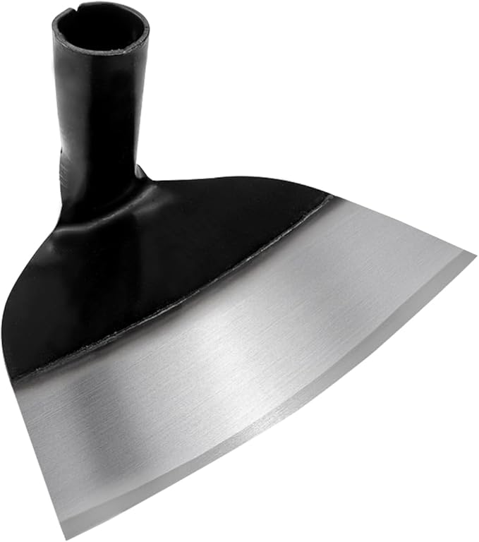 Hand Hoe Head Replacement - Round Eye Hoe for Gardening, Digging, Weeding, and Loosening Soil Handheld Grub Hoe Head for Agriculture(23.5cm Size )