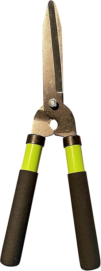 GARDEN GURU Hedge Shears Clippers for Trimming & Shaping Borders, Boxwood, Decorative Shrubs, Bushes, Grass – 15 inch High Carbon Steel Gardening Hedge Clippers & Shears with Comfort Grip Handles (4)