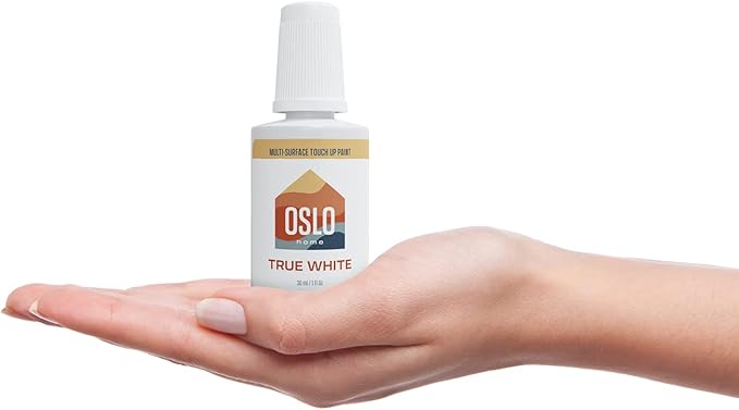 Touch Up Paint Multi-Pack – 5 Most Popular White Home and Rental Colors + Black, w/Brush in 20ml Bottle, Quick Drying, For Repairs, Walls, Trim, Cabinets, Furniture, Shutters and More
