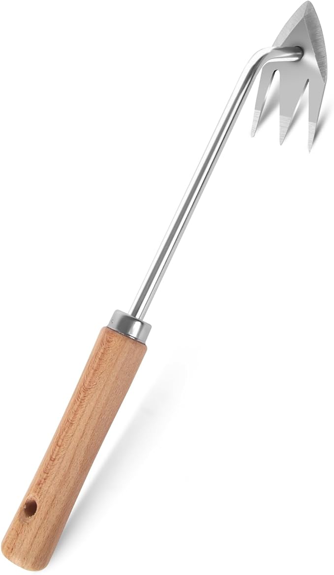 Stainless Steel Weed Puller, Manual Hand Weeder Tool, Garden Weeding Tool for Yard