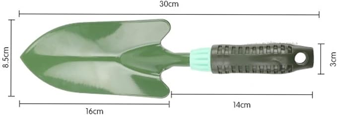 Garden Tool Shovel for Digging Gardening Trowel for Lawn Planting Alloy Spade Plastic Handle Anti Slippery