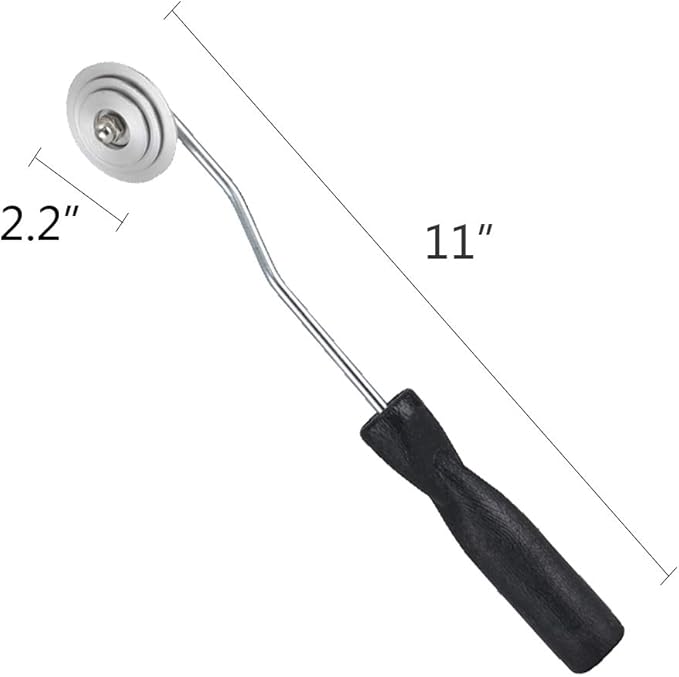 Fiberglass Roller Tools Kit, 4pcs Fiberglass Resin Laminating Bubble Roller Set for Tub Shower Bathtub Boat Repair