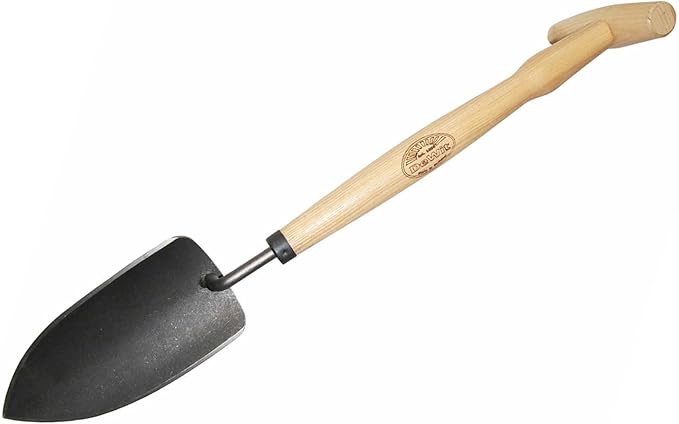 DeWit Dutch Trowel with P-Grip Handle, Garden Tool for Roots and Planting