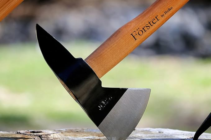 1844 Helko Werk Germany Förster 7 Piece Set - 1 x Hatchet - 1 x Light - 1 x Medium - 1 x Heavy Felling Axes - 1 x Fireman's Hatchet - 1 x Sappi - 1 x Splitting Maul (Förster Axe Set)