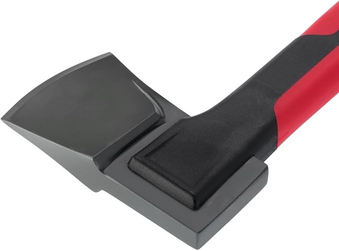 INTERTOOL Splitting Axe for Firewood 28” Maul Wood Splitter Ax Tool for Deeper Cuts, Chopping, Kindling, Camp, Survival - Shock Absorbing MAX Grip Handle, Sheath - HT08-0297