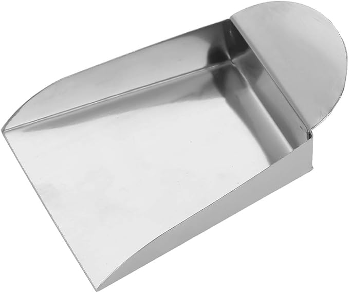 Semme Mini Jewelry Shovel, Flat Shovel, Silver, Stainless Steel, 7.5 * 6 * 2cm / 2.95 * 2.36 * 0.79inch, 15g