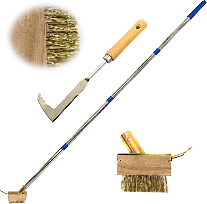Long Handle Crack Weeder Crevice Weeding Tool-Weed Crack Remover Tool,Tool for Weeding Between pavers, Paving Sidewalk Driveway Crack Weeder, Weed Puller ,Patio Weed Remover Tool