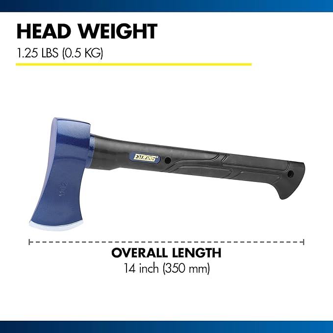 Estwing 1.25lbs Axe, 14" Handle, with Indestructible Handle