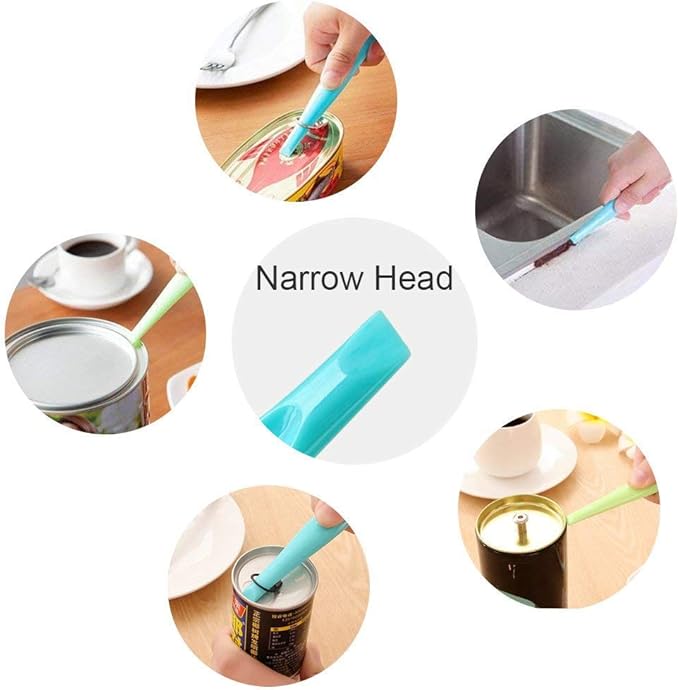 3 PCS Multipurpose Cleaning Scraper Tool - Non-Scratch Hard Plastic Sticker Scraper Tool for Kitchen Cleaning, Label Remover, Gum Cleaner