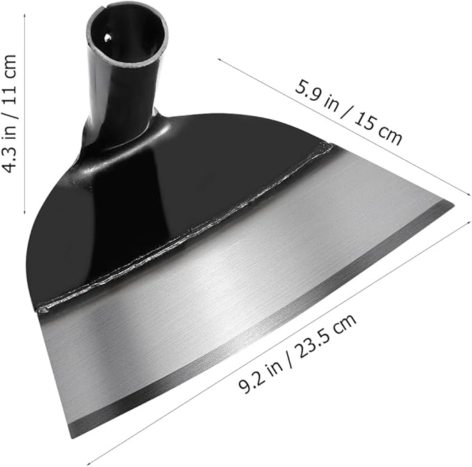 DOITOOL Hand Hoe Head Hoe Garden Tool Heavy Duty Agriculture Farming Head Round Eye Hoes Remove Grass Planting Digging Gardening Tool Weeding Hoe Head for Agriculture