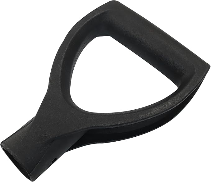 Shovel D Grip Handle, 32mm Inner Diameter Plastic Spade Handle for Digging Raking Tools(Black)
