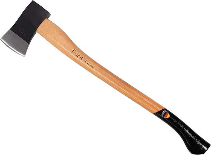 1844 Helko Werk Germany - Förster Professional Light Felling Axe for Cutting, Felling, Camping, Head 2.5 lb, Handle 28 in (Light Felling) #10451