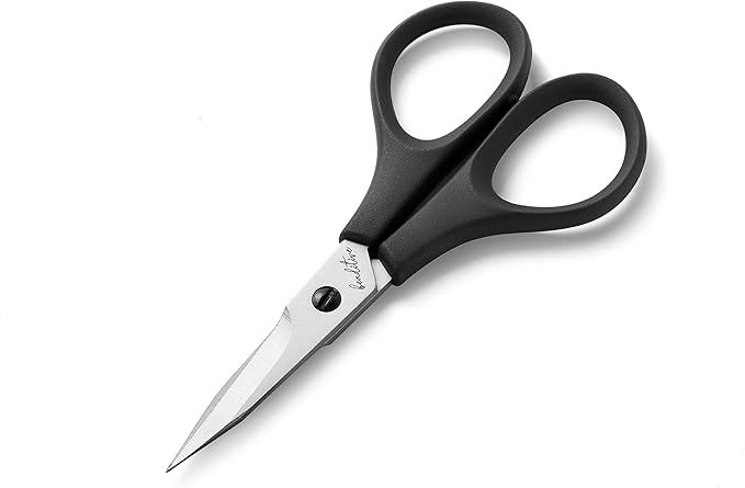 Beaditive Lightweight Sewing and Embroidery Scissors Set (2 PC) | Sewing, Embroidery, Paper Cutting, Crafting | Stainless Steel | Protective Cover (4 in)