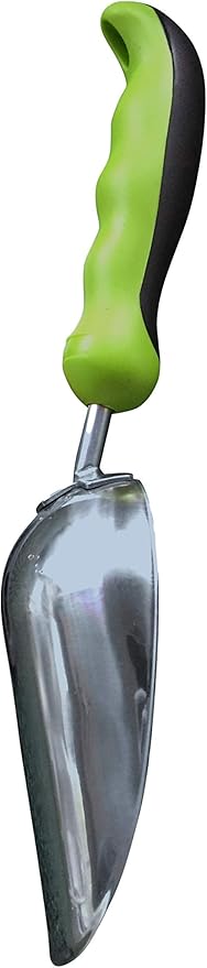 Garden Guru Super Strong Garden Scoop Trowel Shovel Transplanter - Stainless Steel - Rust Resistant - Ergonomic Grip - Perfect Hand Shovel for Gardening Transplanting and Digging (4 Pack)