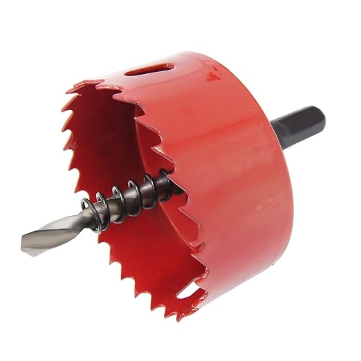 Bi-Metal Hole Saw Kit, 7 Pcs 7/8" to 2-1/2" General Purpose Hole Saw Drill Bits, HSS Hole Cutter with Arbor for Wood, Plastic, Drywall, Size(22,25,28,35,44,51,64)