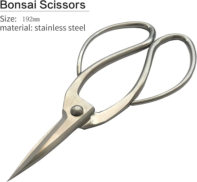 3-Piece Bonsai Tool Set,11inch Concave Cutter,11.5inch Knob Cutter,7.5inch Bonsai Scissors