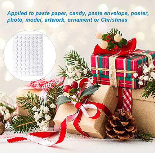 Clear Sticky Tack Adhesive Poster Tacky Putty Removable Round Putty Double-Sided Round No Traces Adhesive Sticke for Festival Decoration(910)