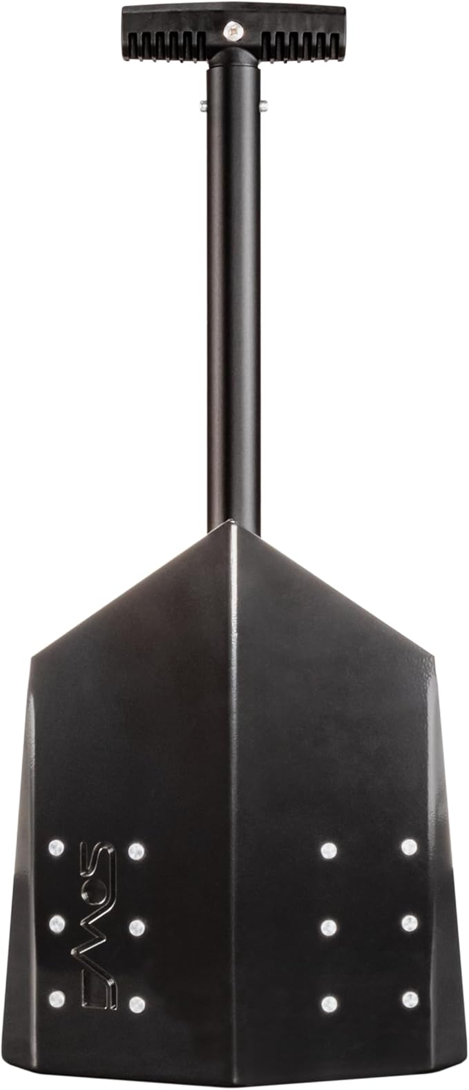DMOS Delta Shovel - Collapsible Heavy-Duty Steel Folding Shovel for Camping, Overlanding, Survival, Military, Hunting, & Off-Road Use - Blackout - Pro
