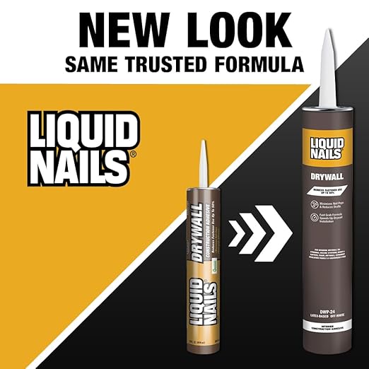 Liquid Nails Drywall 28 oz. Off-White Interior Construction Adhesive Low VOC, 12 Pack