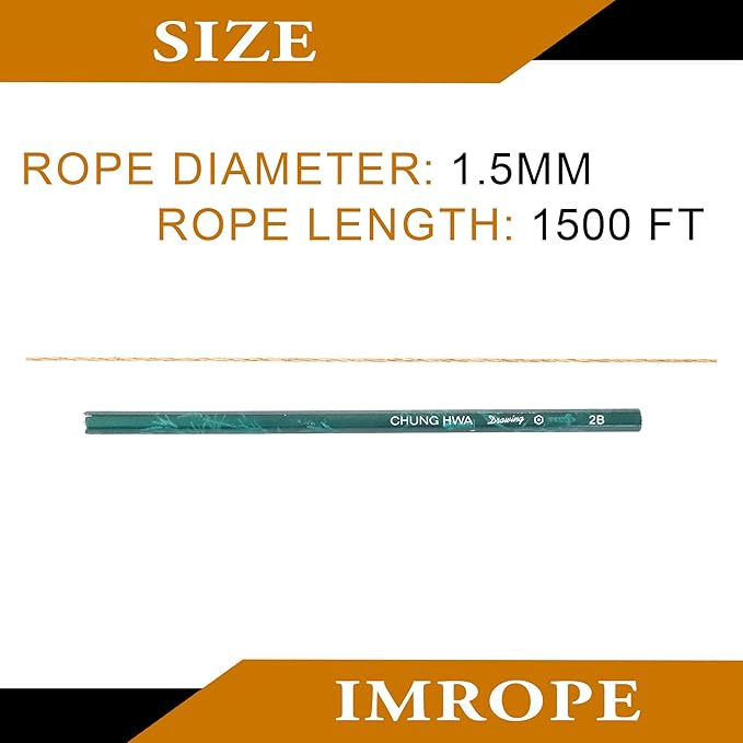 1.5mm x 1500 Feet Natural Jute Rope, Twine for Gardening Tomato Climbing Plant Tie Floristry Crafts Gift Wrapping Packing Decor