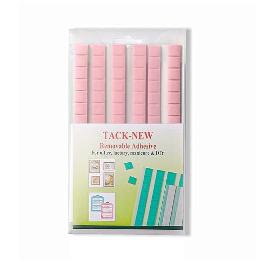 Sticky Mounting Putty for Wall Hanging Removeable Repositionable Adhesive Poster Non Marking Tacky Adhesive for Picture Hanging Crafts(Pink,192)