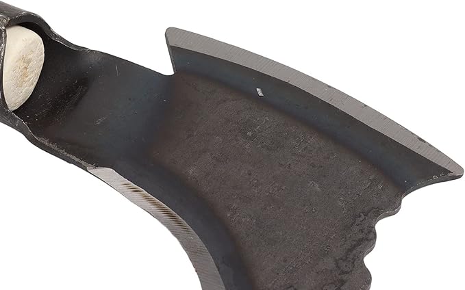Grass Sickle, Manganese Steel Portable Held Sickle Tool Grass Lawn Gardening Farming Weed Remover Scythe Blade Cutter Grafting Knife for Outdoor Gardening, Clearing Vines