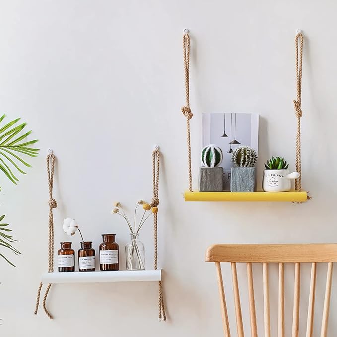 Tenn Well 5mm Jute Rope, 164 Feet 4Ply Twisted Thick Twine Rope for Gardening, Crafting, Recycling, Cat Scratching Post, Farmhouse Decor, Macrame Projects