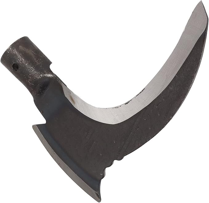 SYH&AQYE High Manganese Steel Double Scythe, Agricultural Hand Motor Weeding, Scythe Garden Tool for Outdoor Mowing Grass, Cutting Vines, Pruning Trees(A)