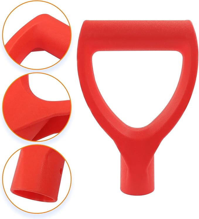 Shovel D Grip Handle, 32mm Inner Diameter Plastic Spade Handle for Digging Raking Tools