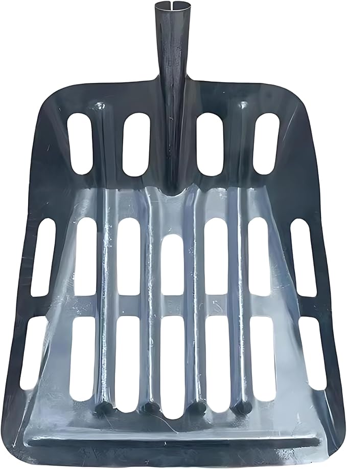 Gardening Grain Shovel, Manganese Steel Farm Sieve Shovel, Spade Collect Corn Cob with Mesh for Gardening Farm Tools