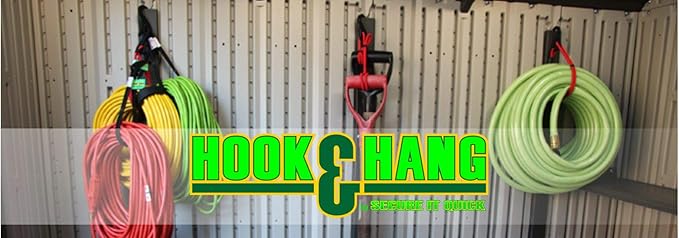 Hook & Hang Bungee Cords - Storage & Organization Cords - Hang Hoses, Cords, Ladders, Bikes, Tools & More. an Incredible Organizer! (3 PK, Blue)