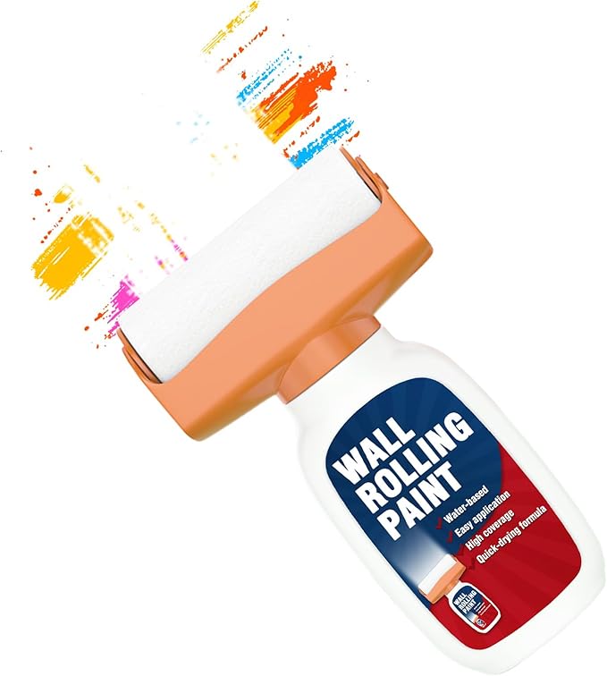 White Paint for Wall, 500g White Touch up Paint for Walls, Waterproof Whites Wall Paints, Quick-Drying Walls Repair Kit, Ready to Use Interior Paints, Covers Stains, Graffiti