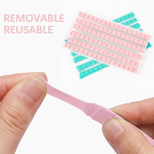 Sticky Mounting Putty for Wall Hanging Removeable Repositionable Adhesive Poster Non Marking Tacky Adhesive for Picture Hanging Crafts(Pink,192)