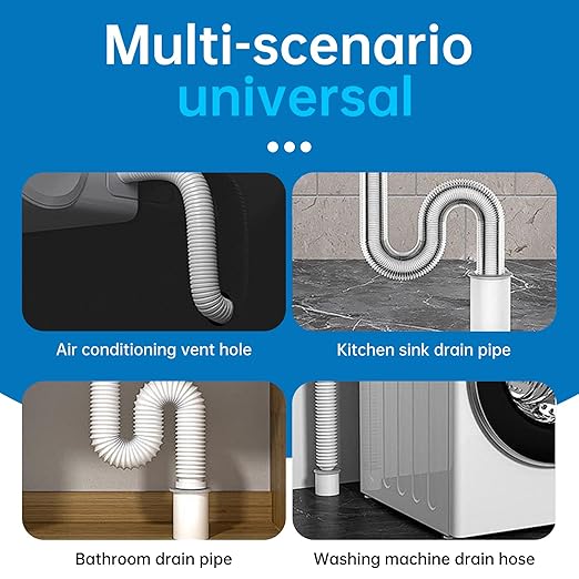 Quick Mending Mud & Waterproof White Sealant Putty (Pack of 8) - Ideal for Sealing: Air Conditioning Gaps, Wall Holes, and Drain Pipe Connections,Duct Seal Repair Sealing Clay.