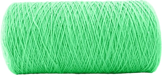 1mm x 1500 Feet Light Green Jute Rope, Twine for Gardening Tomato Climbing Plant Tie Floristry Crafts Gift Wrapping Packing Decor