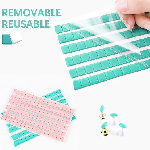 Sticky Mounting Putty for Wall Hanging Removeable Repositionable Adhesive Poster Non Marking Tacky Adhesive for Picture Hanging Crafts(Green,192)