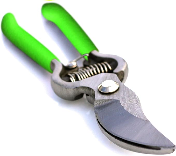 GARDEN GURU Classic Bypass Pruning Shears Clippers – Heavy Duty Forged Steel Garden Pruners – Safety Lock – Non Slip Comfort Grips – Cuts up to 1” – Professional Bypass Pruners for Gardening (4 Pack)
