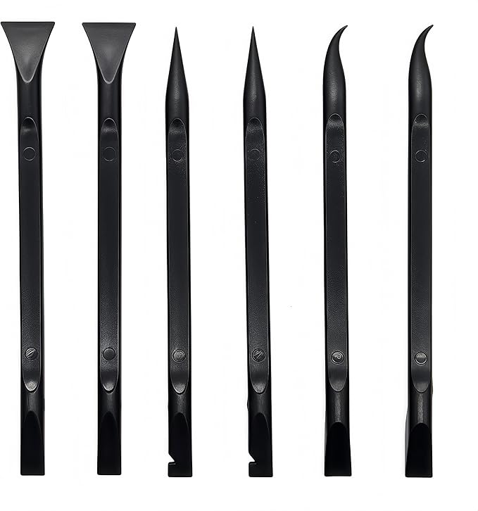 Scraper Small Plastic Scraper Tool, Used in Narrow Spaces and Gaps, Perfect for Removing Oil Stains, Labels, Food, Dirt, Paint, Etc. (6Pcs scrapers)