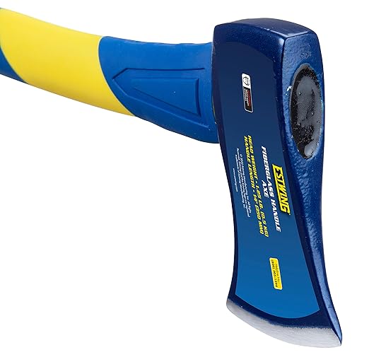Estwing Axe, 14 Inch Handle, 1.25 lb Head with Fiberglass Handle, Model #62440