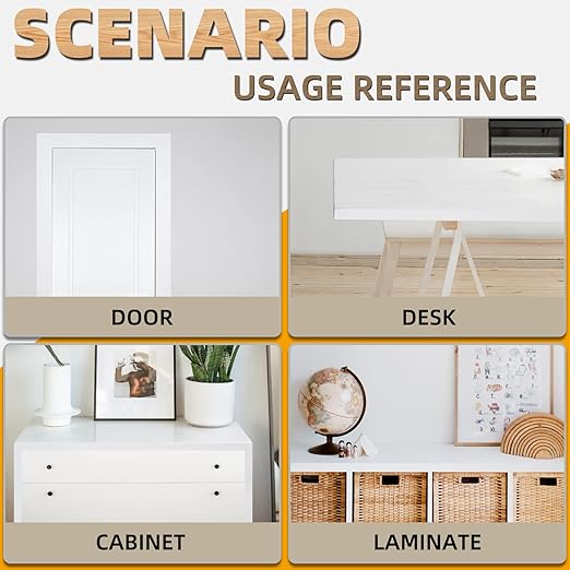 GSCIT Club White Edge Banding, 3/4 inch x 250ft Melamine Edge Banding with Hot Melt Adhesive Preglued Cabinet Edge Banding Flexible White Veneer Edging