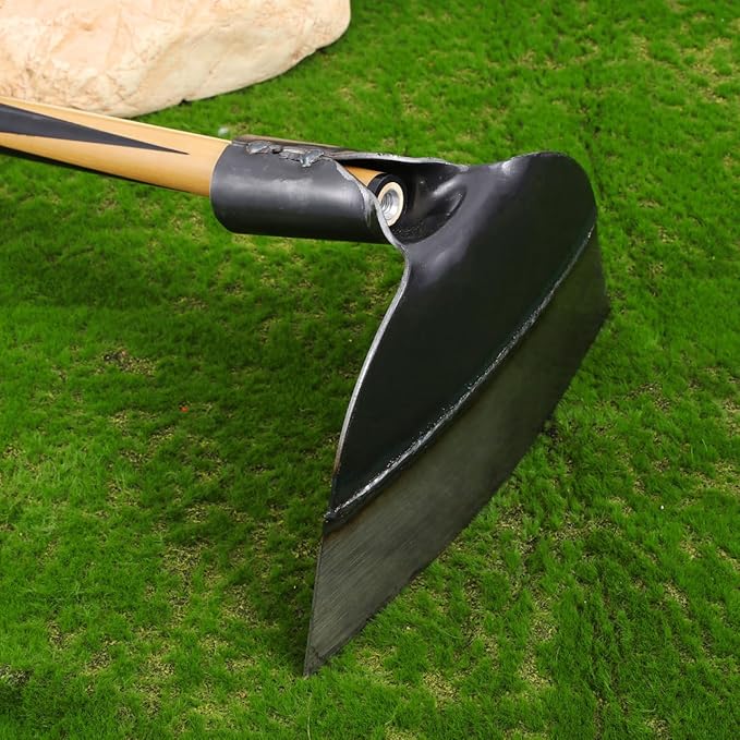 DOITOOL Hand Hoe Head Hoe Garden Tool Heavy Duty Agriculture Farming Head Round Eye Hoes Remove Grass Planting Digging Gardening Tool Weeding Hoe Head for Agriculture