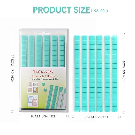 Sticky Mounting Putty for Wall Hanging Removeable Repositionable Adhesive Poster Non Marking Tacky Adhesive for Picture Hanging Crafts(Green,192)
